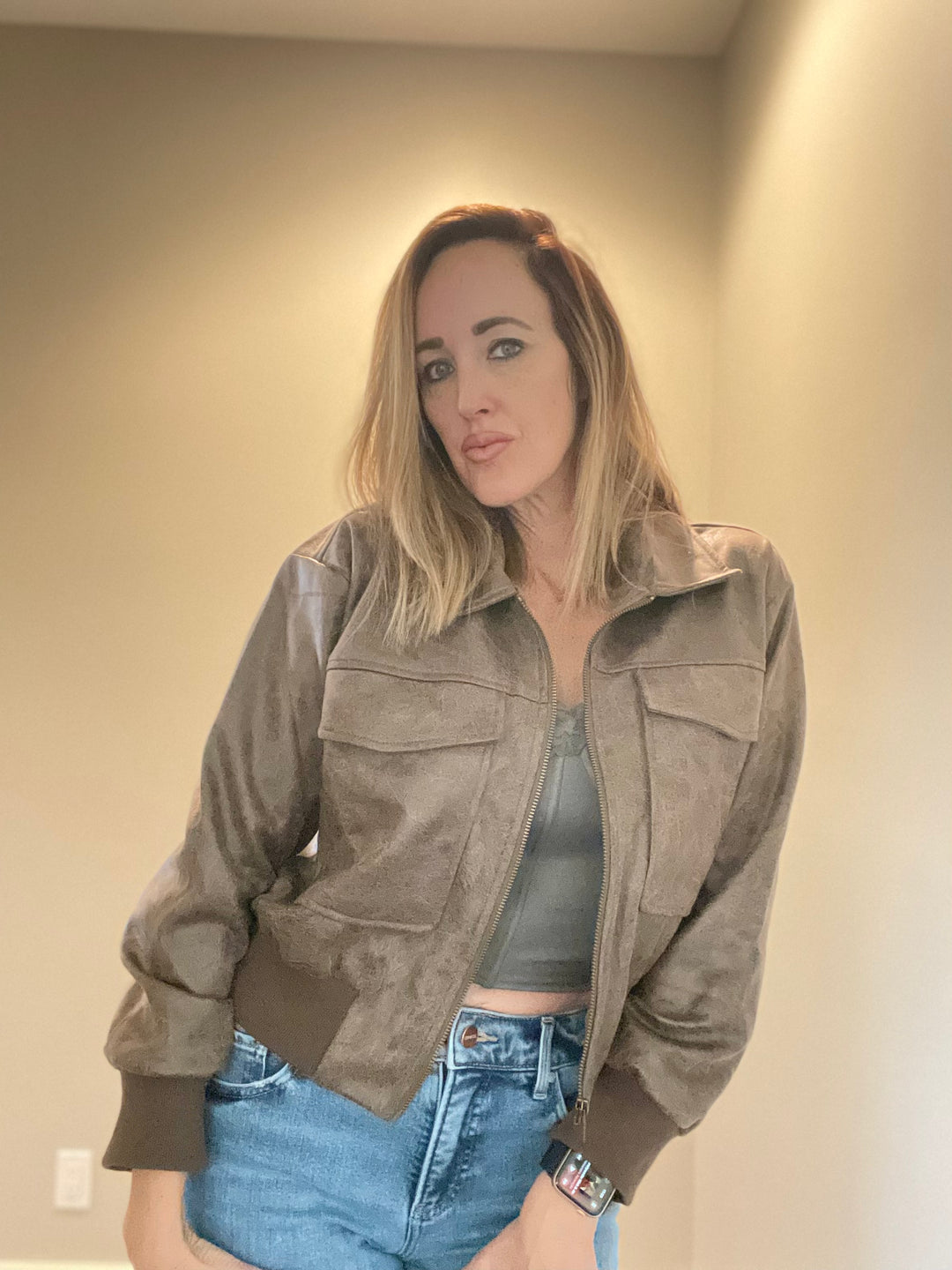 The Aviator Jacket- Brown