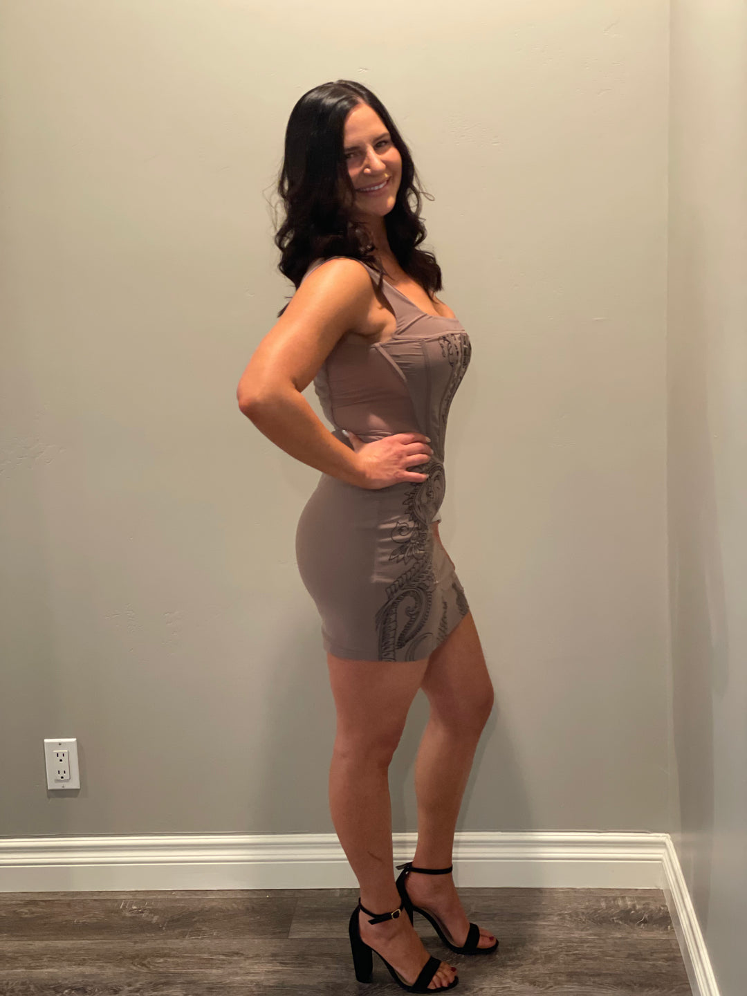 Mesh Corset Dress