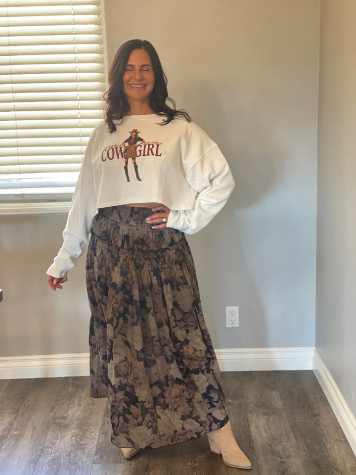 Love Like A Cowgirl Thermak Graphic Sweatshirt